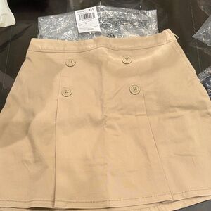 The Children's Place Beige Buttoned Skirt